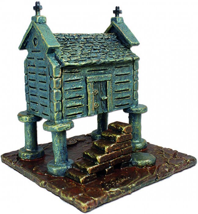 Скульптура "Галицкий амбар" (Galician barn)