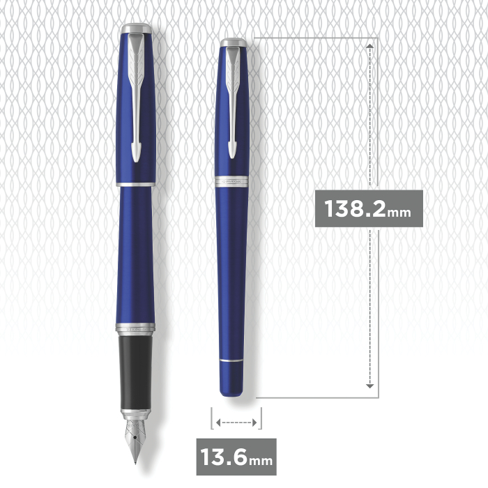 Ручка перьевая Parker Urban, Nightsky Blue CT в подарочной упаковке.