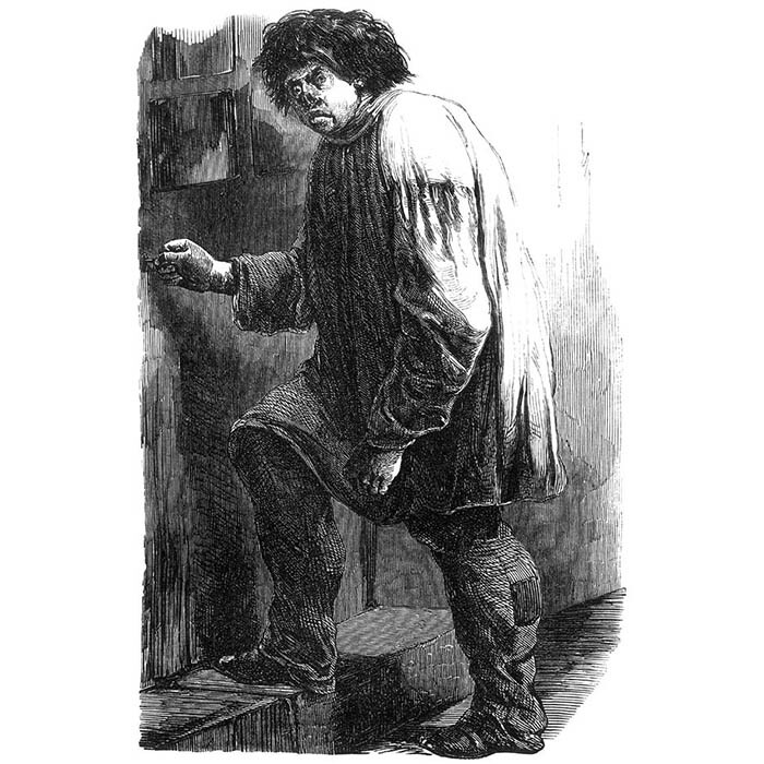 Книга подарочная "Парижские тайны" Э. Сю, в 2-х томах