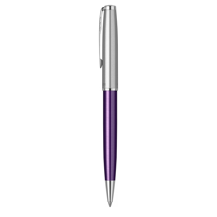 Шариковая ручка Parker Sonnet Essentials Violet SB Steel CT в подарочной упаковке