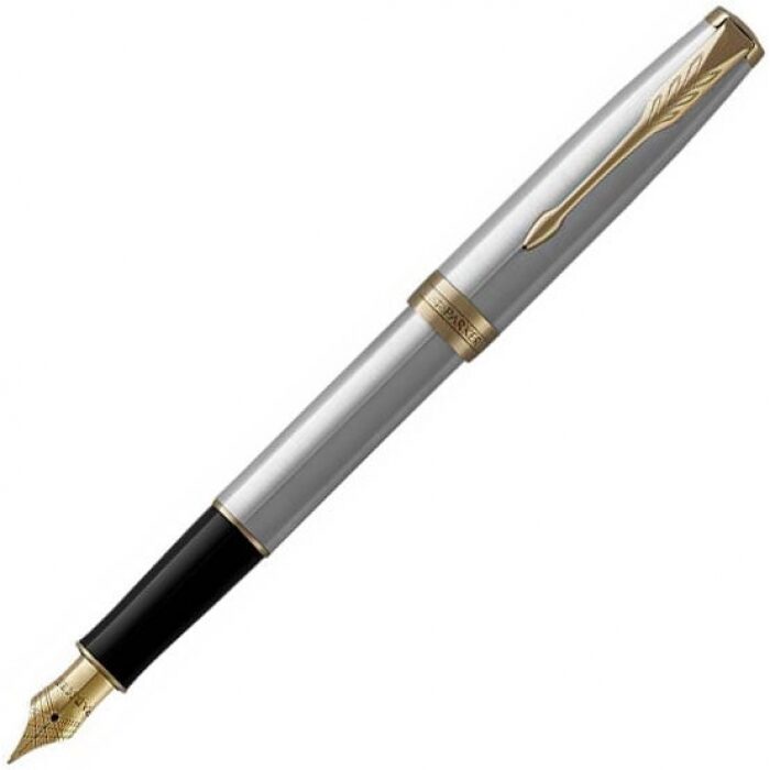 Ручка перьевая "Sonnet Core" Stainless Steel GT F