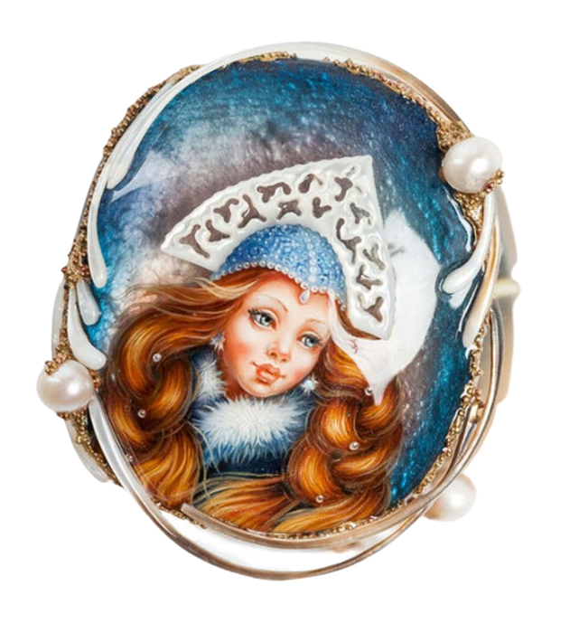 Шкатулка "Снегурочка" авт. Шеншины
