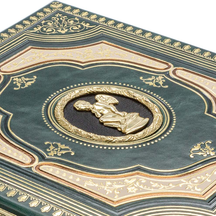 Подарочная книга в кожаном переплете "Эрмитаж"