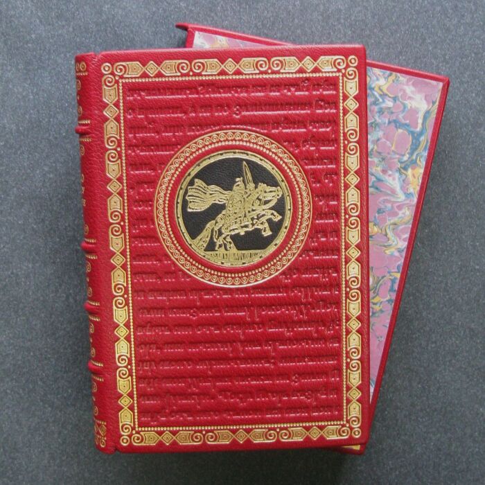 Книга в кожаном переплёте "Слово о полку Игореве" офорты Сергея Трубина
