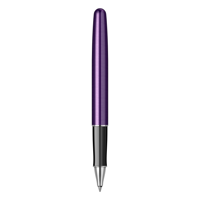 Ручка-роллер Parker Sonnet Essentials Violet SB Steel CT, перо F