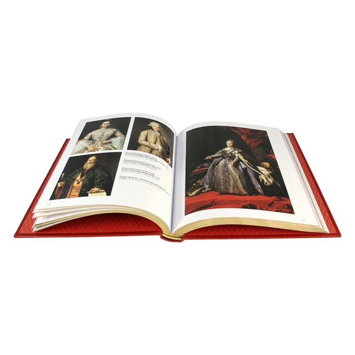 Подарочная книга в кожаном переплете "Эрмитаж"