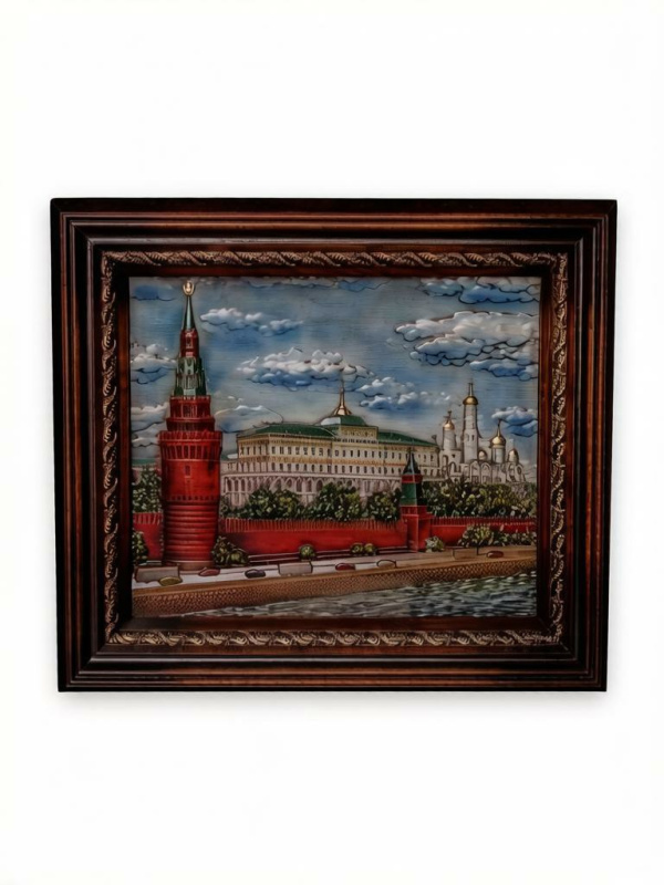 Панно из дуба "Кремль"