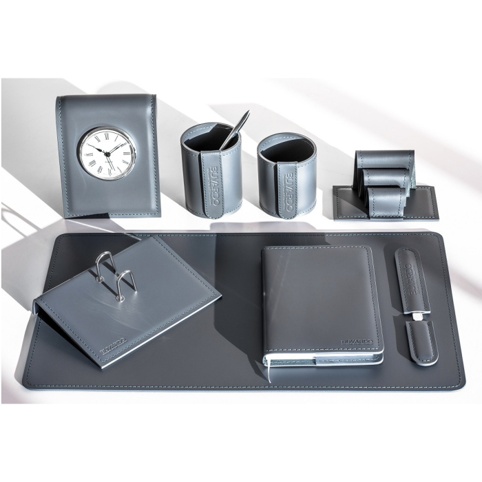 Настольный набор "Business Cuoietto" графит, 16 предметов