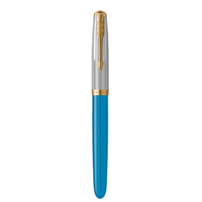 Перьевая ручка Parker 51 Premium Turquoise GT перо; M/F