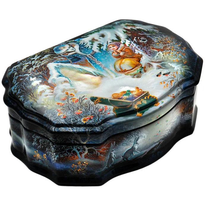 Шкатулка "Морозко" Корсакова, Федоскино