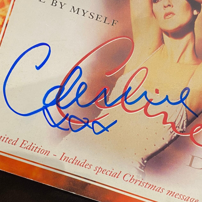 CD-диск  «All by myself» с автографом певицы Селин Дион
