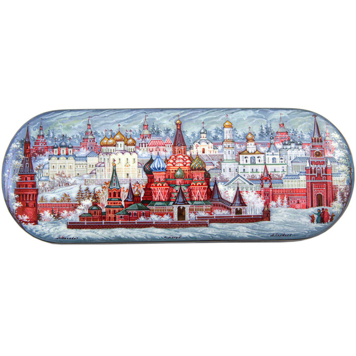 Шкатулка магнитная "Москва" Холуй