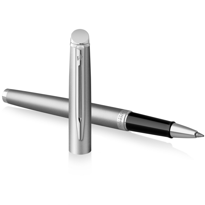 Ручка-роллер Waterman Hemisphere Entry Point Stainless Steel matte в подарочной упаковке.