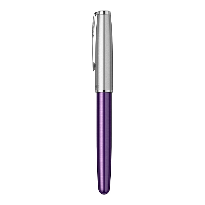 Перьевая ручка Parker Sonnet Essentials Violet SB Steel CT, перо F