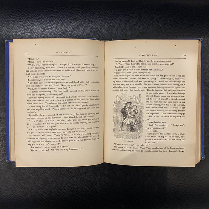 Книга «Приключения Тома Сойера». Марк Твен, The American Publishing company, Hartford, 1899 год