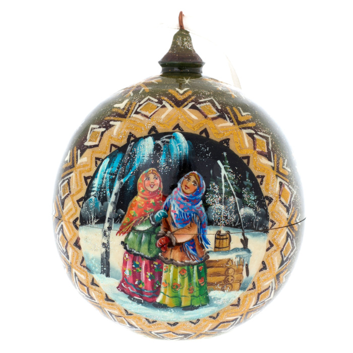 Новогодний шар шкатулка "Девчата"