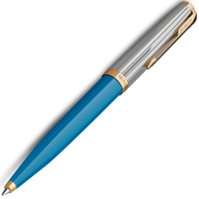 Шариковая ручка Parker 51 Premium Turquoise GT  M в подарочной упаковке