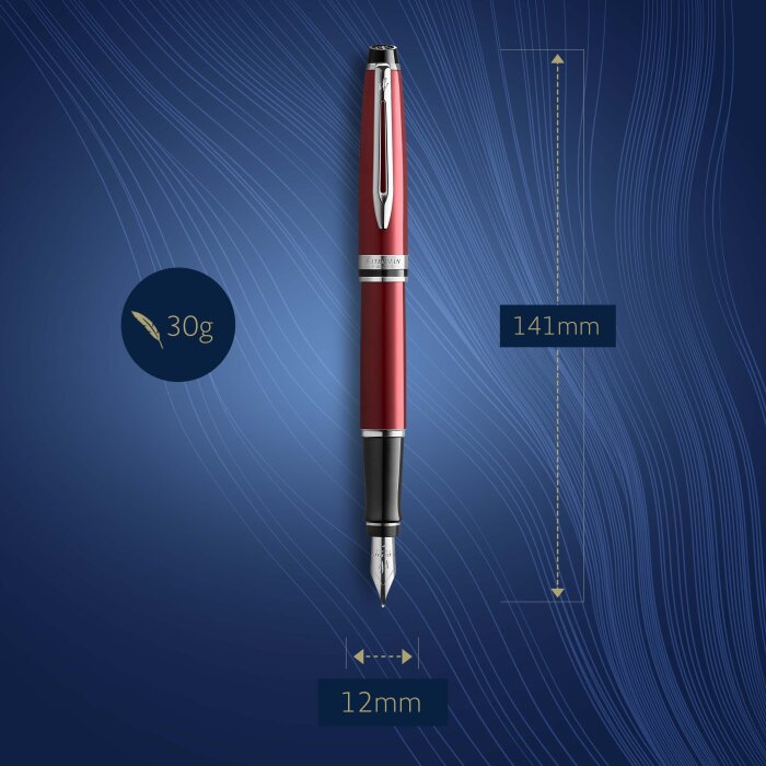 Перьевая ручка Waterman "Expert Dark Red Lacquer CT Black"