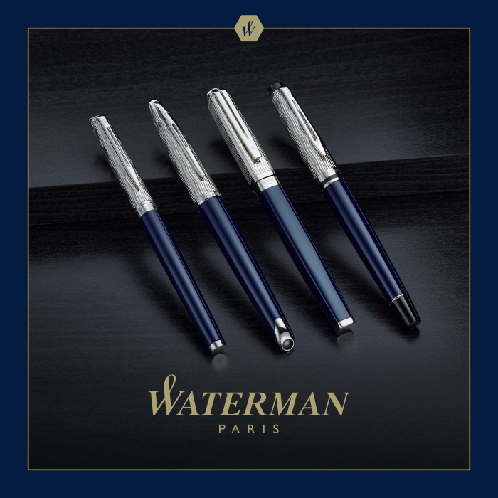 Перьевая ручка Waterman Expert22 SE deluxe Blue CT, перо F