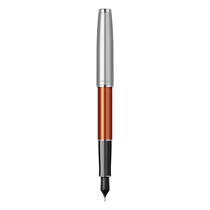 Перьевая ручка Parker Sonnet Essentials Orange SB Steel CT, перо F