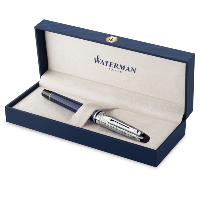 Перьевая ручка Waterman Expert22 SE deluxe Blue CT, перо F