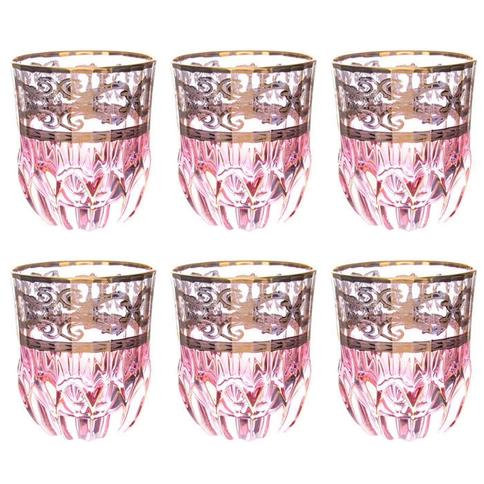Набор стаканов для виски Art Deco` Coll.Fish на 6 персон