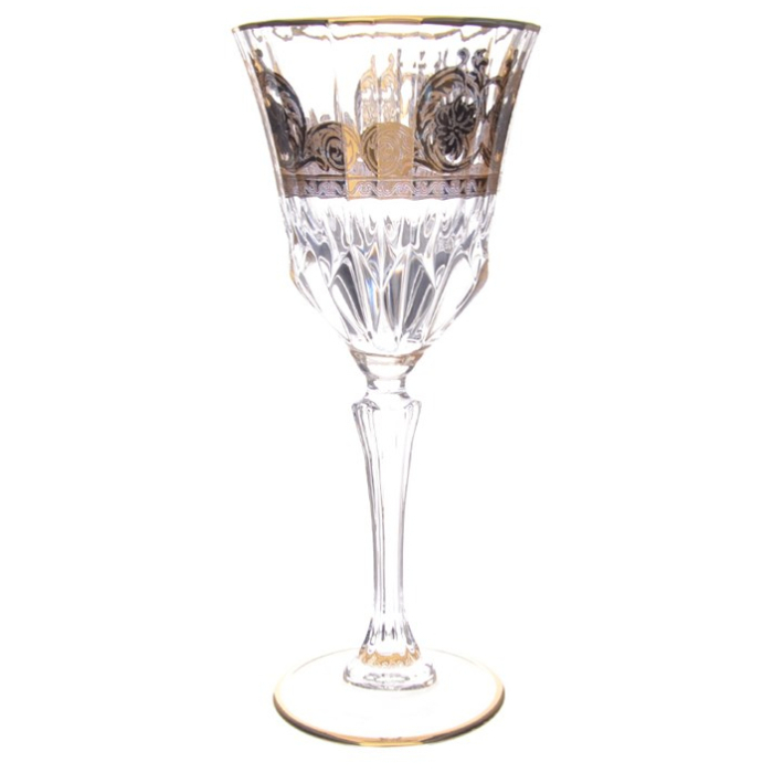 Набор хрустальных бокалов для вина Art Deco` Coll.Orhidea на 6 персон