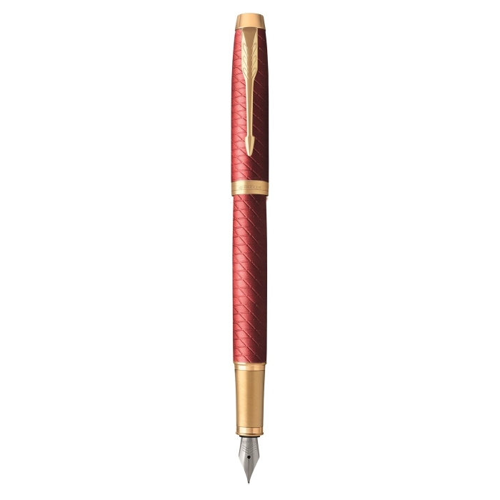 Перьевая ручка Parker IM Premium F318  Red GT, перо F