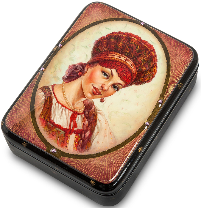 Шкатулка "В кокошнике"