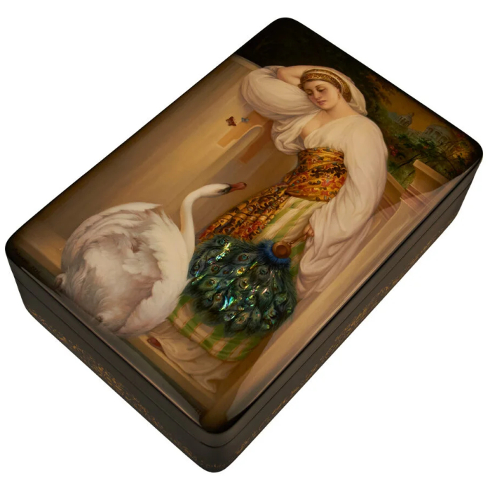 Шкатулка "Одалиска" Шиковная, Федоскино