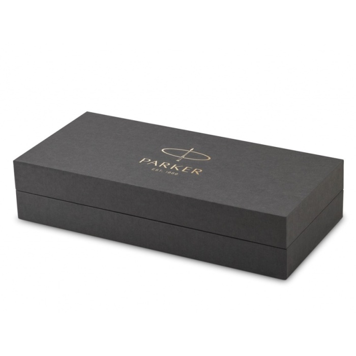 Шариковая ручка Parker Sonnet Essentials Green SB Steel CT в подарочной упаковке.