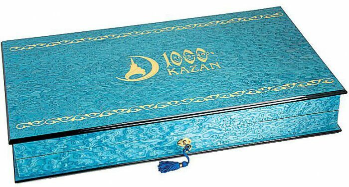 Нарды "1000-летие Казани" синий