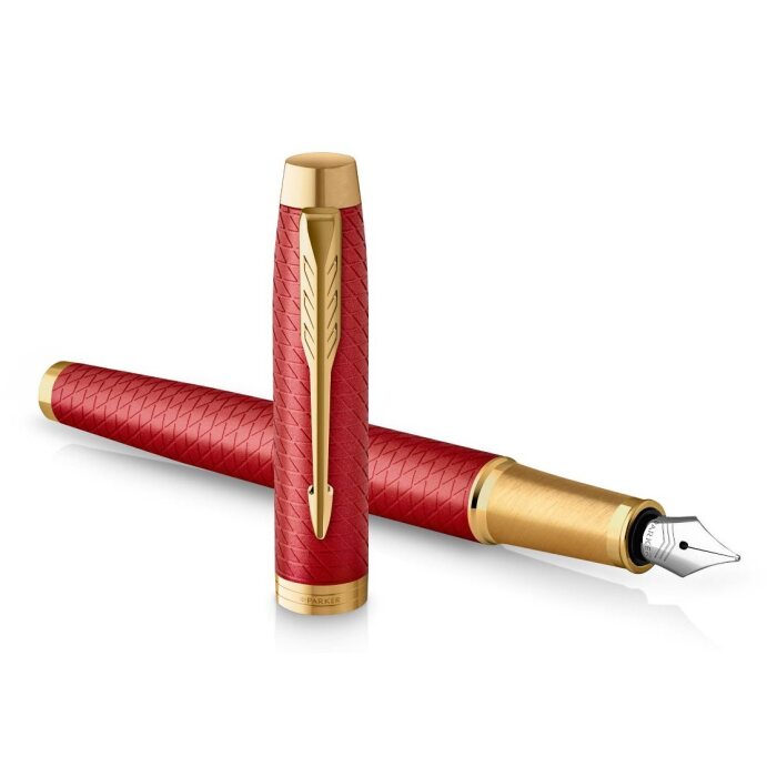 Перьевая ручка Parker IM Premium F318  Red GT, перо F