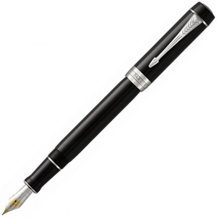 Ручка перьевая "Duofold" Centennial Black CT F