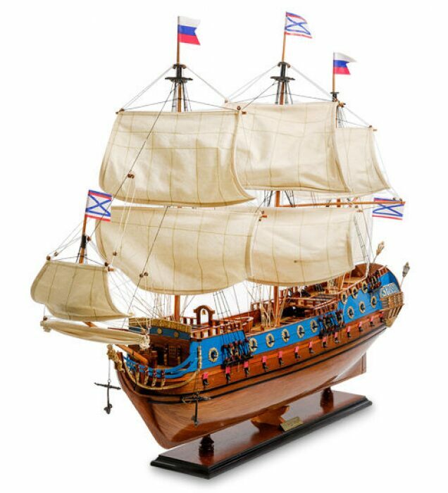 Модель линейного корабля «Goto Predestinatsia» 1700 г., Россия