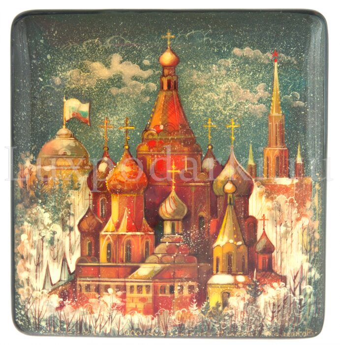 Футляр для бутылки «Москва» Палех