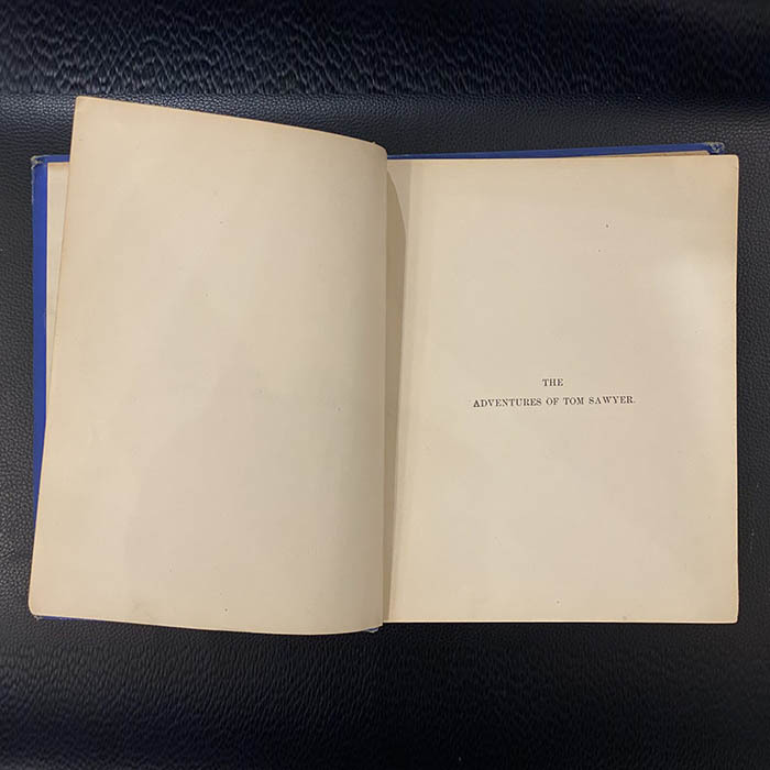 Книга «Приключения Тома Сойера». Марк Твен, The American Publishing company, Hartford, 1899 год