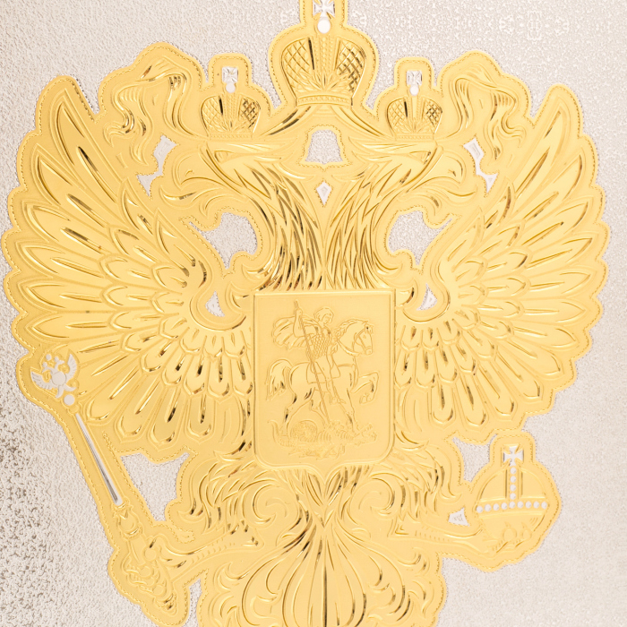 Панно декоративное "Герб РФ" Златоуст
