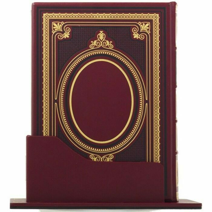 Подарочная книга в кожаном переплете "Витязь в тигровой шкуре"