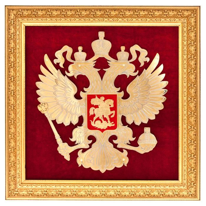 Панно "Герб России" Златоуст