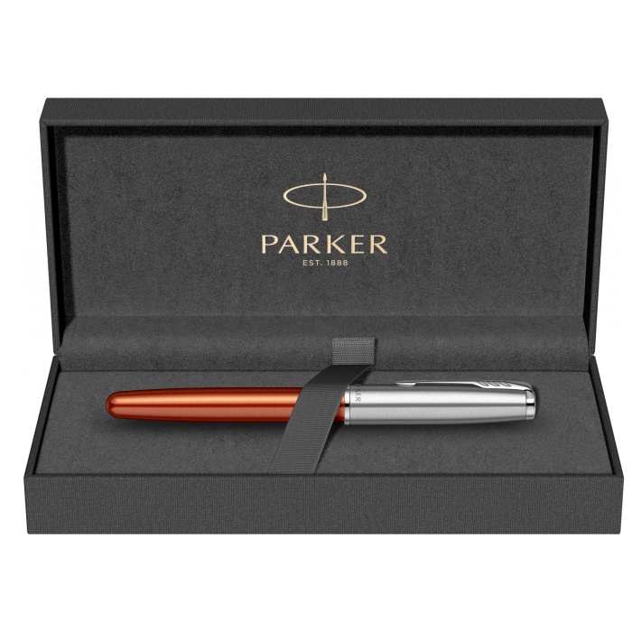 Перьевая ручка Parker Sonnet Essentials Orange SB Steel CT, перо F