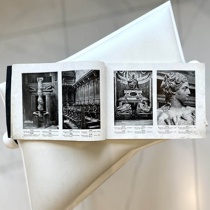 Альбом фотографий Ватикана и его коллекции предметов искусства. Эрнест Рихтер, Рим, конец XIX века