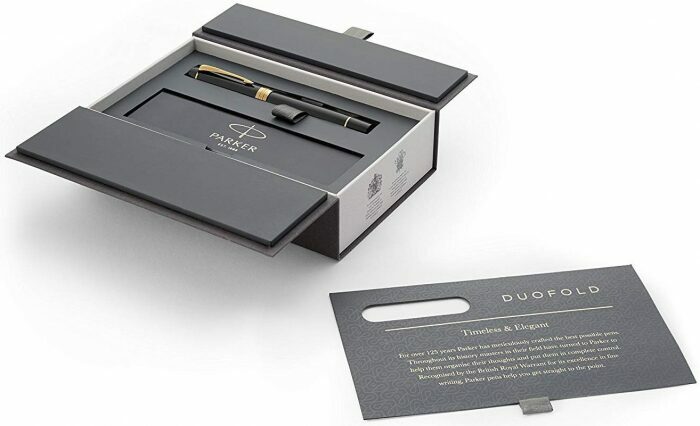 Ручка перьевая "Duofold" Centennial Black GT F
