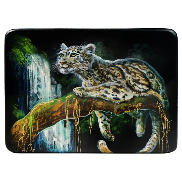 Шкатулка "Гепард" Корсакова, Федоскино