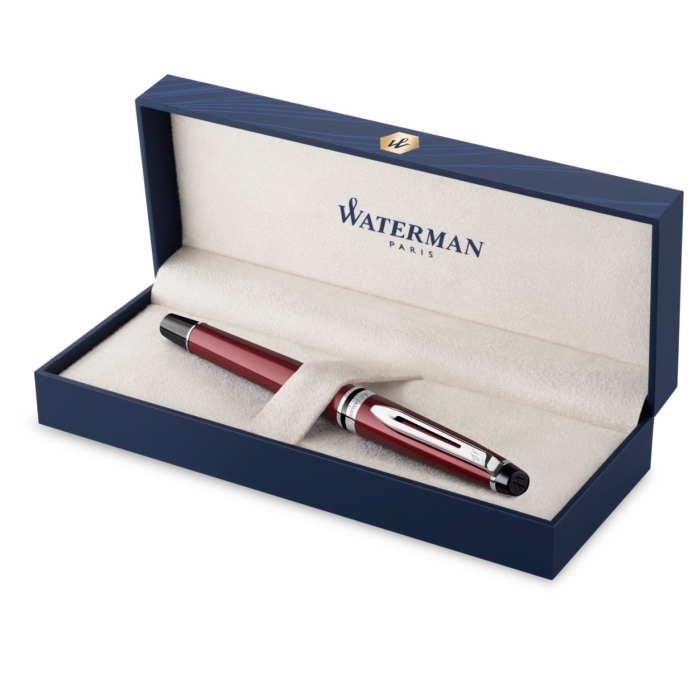 Перьевая ручка Waterman "Expert Dark Red Lacquer CT Black"