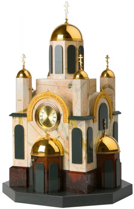 Каминные часы "Храм"
