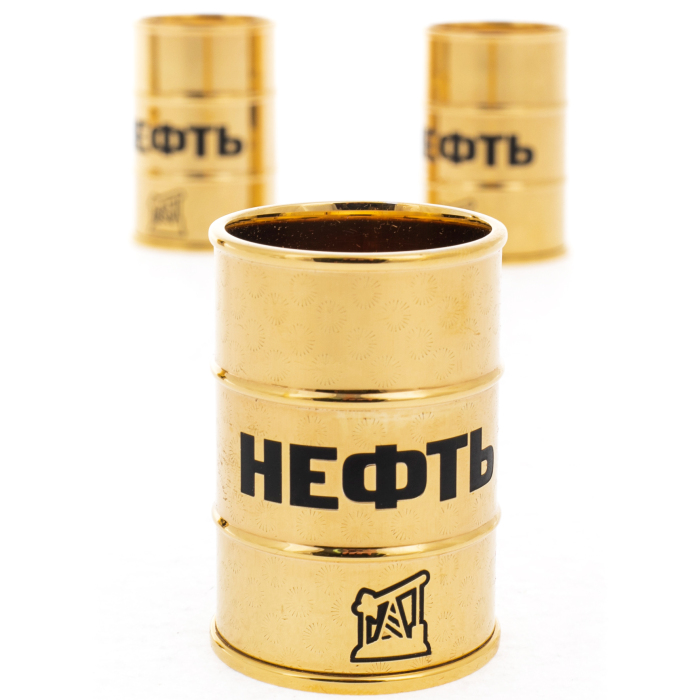Набор для водки "Нефть" на 3 персоны, Златоуст