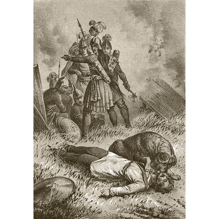 Книга подарочная "Охотники за скальпами" Майн Рид
