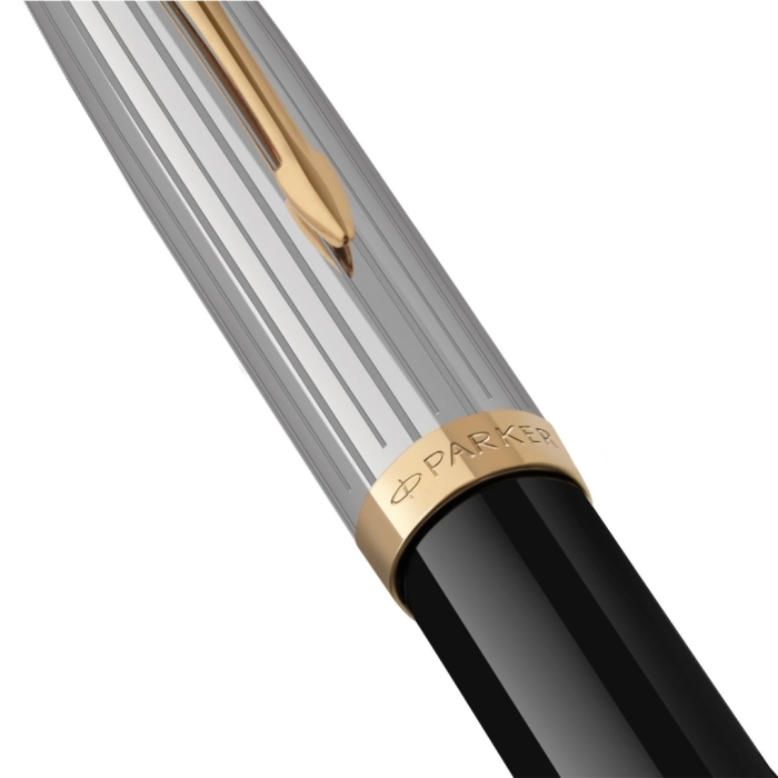 Перьевая ручка Parker 51 Premium Black GT, перо: M/F