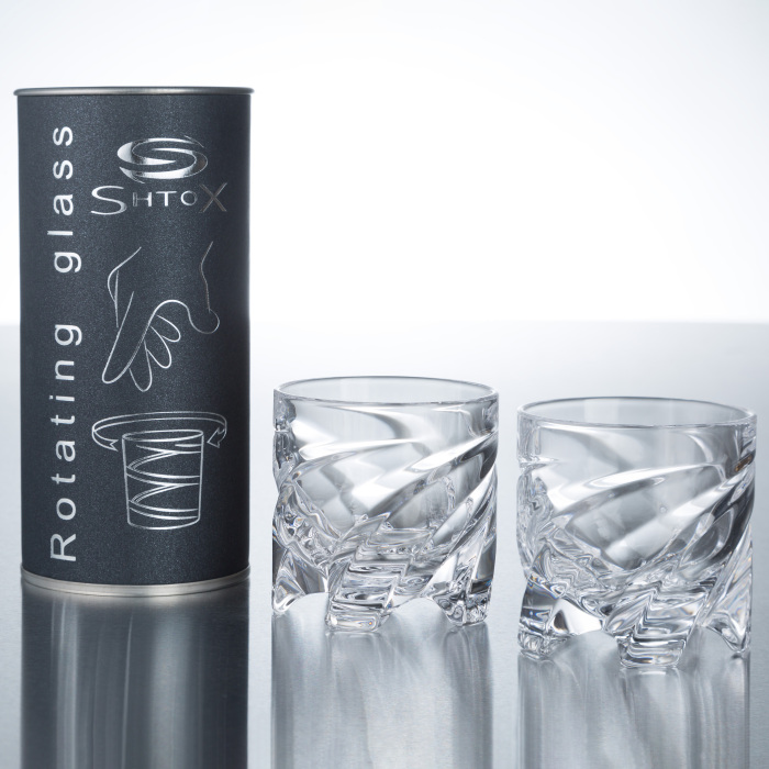 Набор вращающихся стопок "Shtox Shot 002/SB" на 2 персоны